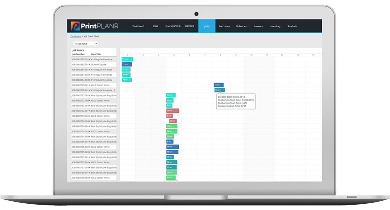 Gantt Chart Application