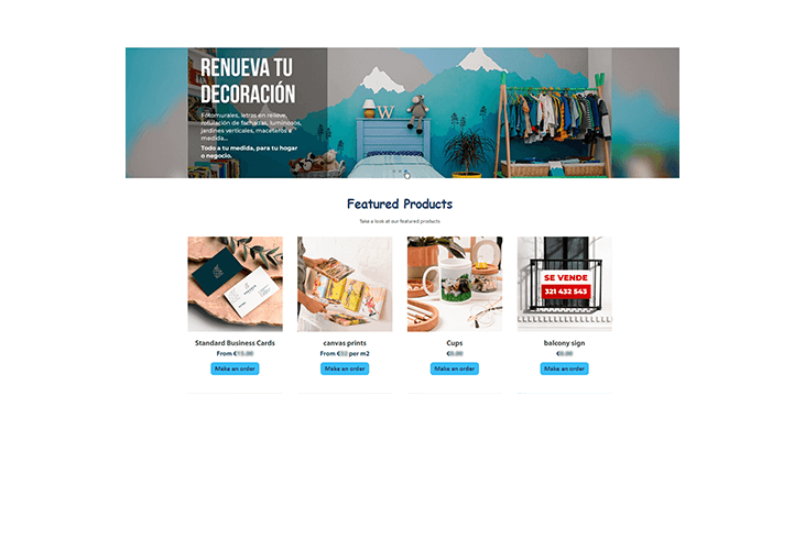 Featured Products Category with B2C Web to Print Storefront Solution Featured Products Category with B2C Web to Print Storefront Solution