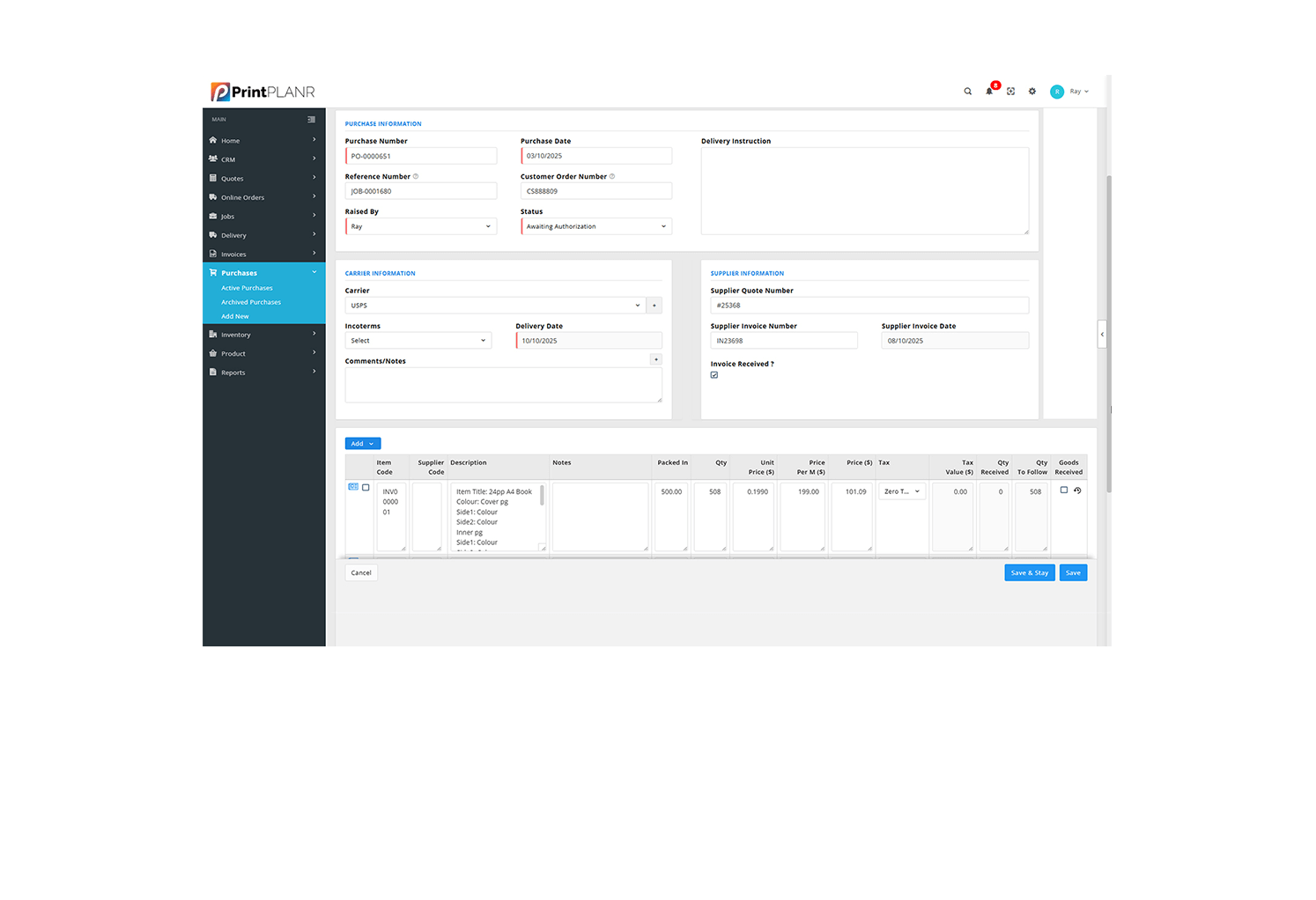 Easily Editable Purchase Order Templates
