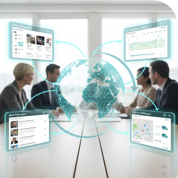 Centralized Order Synchronization for Seamless Operations