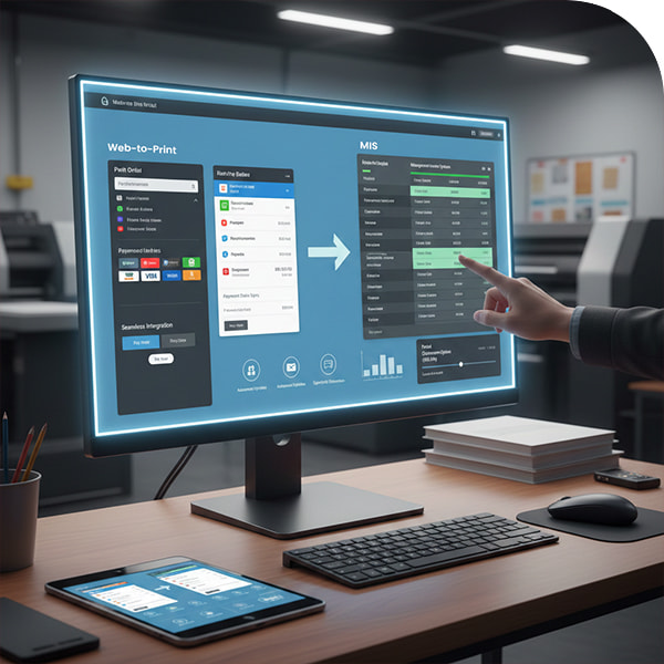 Seamless Integration with MIS and Web-to-Print Systems