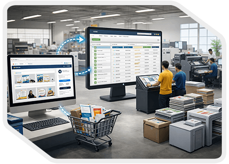 Orders Connected Directly To The Print MIS